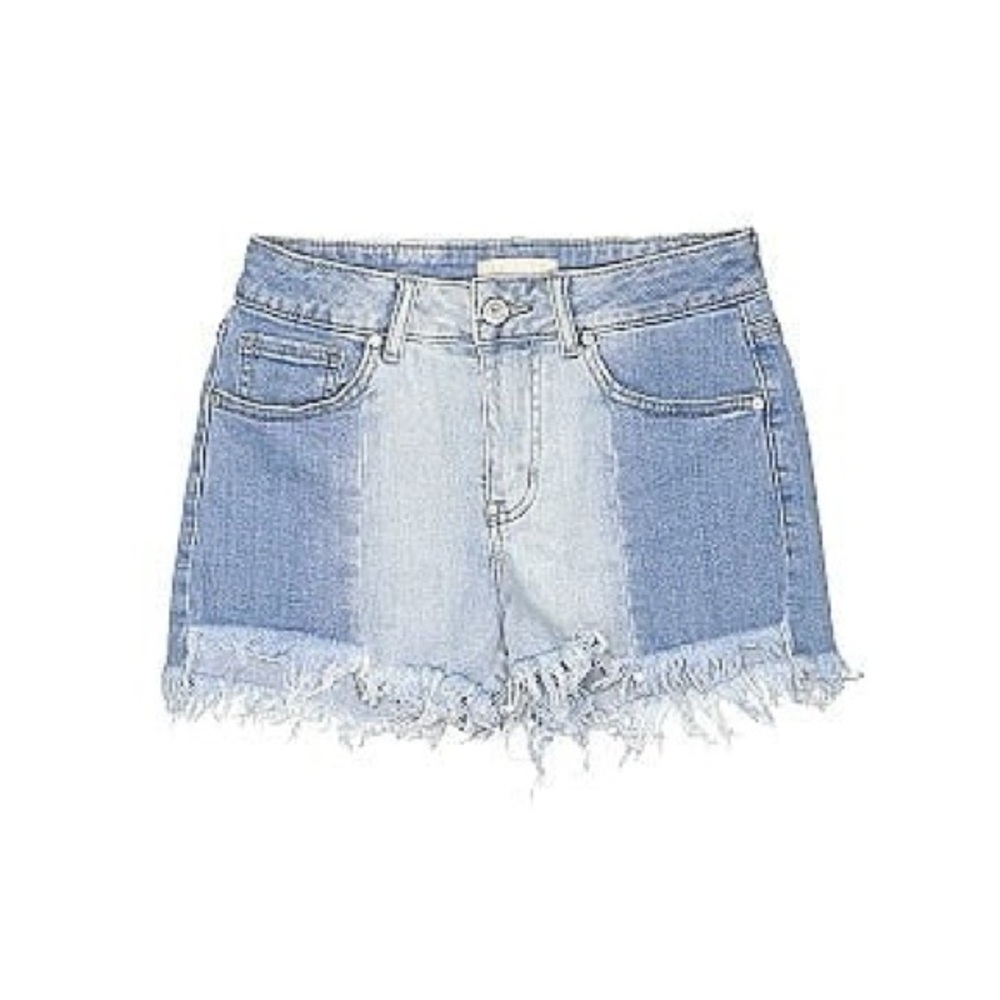 Altar’d State Two Toned Denim Shorts